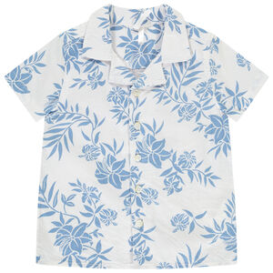 Chemise manches courtes imprimé feuillage pour bébé garçon 