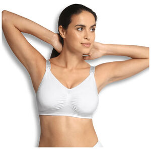 S - Soutien-gorge d'allaitement rembourré sans coutures - Blanc 