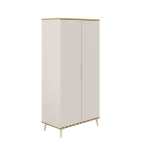 Armoire 2-portes Hazel Cashmere Beige / Chêne montana 