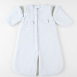 Gigoteuse M&M manches amovibles 70cm Sherpa Ecru 