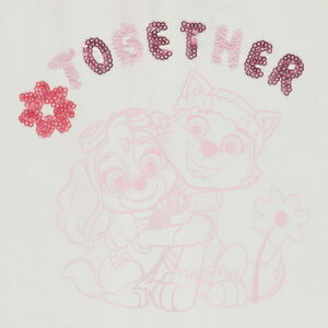 Débardeur à sequins fantaisie Pat Patrouille + dos ouvert pour fille 