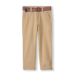 Pantalon avec ceinture à double boucle pour garçon 