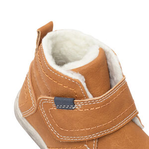 Bottillons avec lanière à scratch et doublure chaude pour garçon 