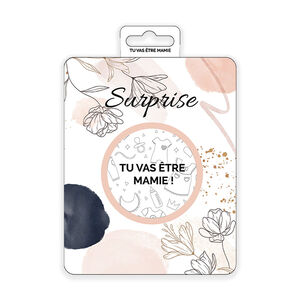 Carte à gratter "Tu vas être mamie !" 