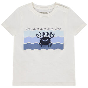 T-shirt manches courtes à flap 3D ludique pour bébé garçon 