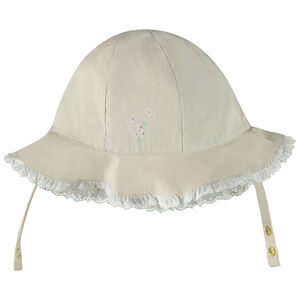 Charlotte print fleur à volant en broderie anglaise pour bébé fille 