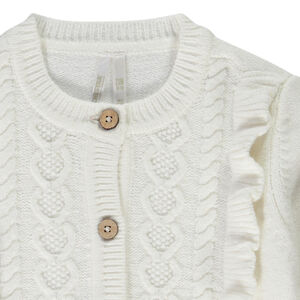 Gilet en tricot fantaisie pour bébé fille 