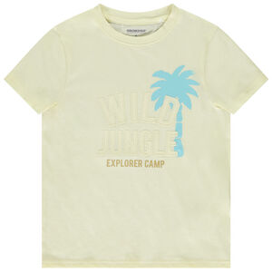 T-shirt manches courtes à patchs appliqués pour garçon 