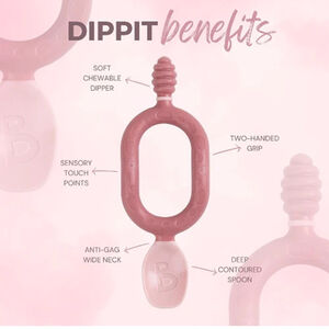 Set de 2 cuillères d'apprentissage Dippit Multi-étapes Fawn 