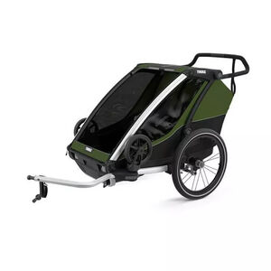 Chariot Vélo Cab 2 - Cypres Green  