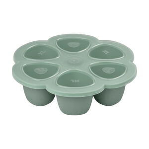 Moule de conservation multiportions en silicone 6x150 ml Vert Sauge 
