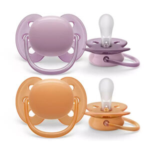 	SILICON PACIFIER SOOTHER ULTRA SOFT ,6-18M 