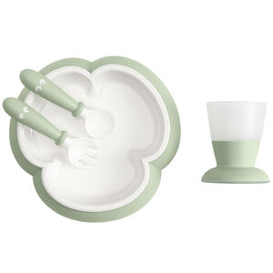 Set repas bébé - Vert pastel 