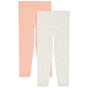 Lot de 2 caleçons longs fantaisie pour bébé fille 