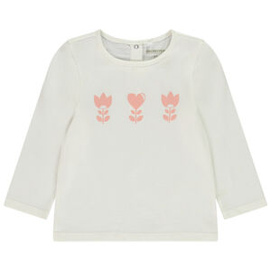 T-shirt manches longues print fantaisie pour bébé fille 