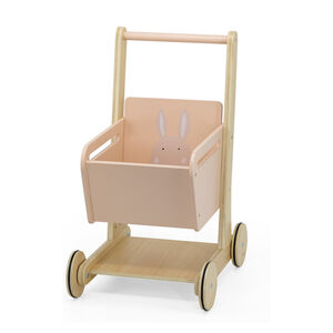 Chariot de courses en bois - Mrs. Rabbit 