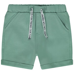 Bermuda en molleton uni pour bébé garçon 