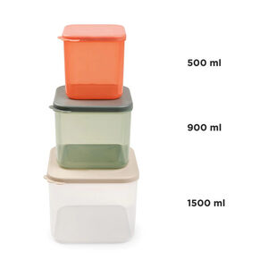 Boîtes de conservation 3 pièces - Elphee Mix 