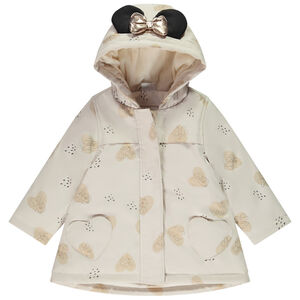 Parka gomme ludique imprimé Minnie Disney pour bébé fille 