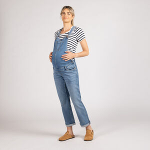 Salopette longue de grossesse en jean  