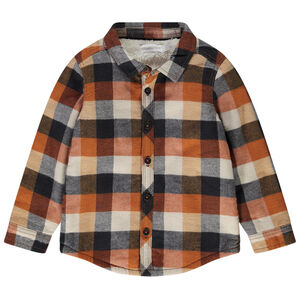 Surchemise en flanelle à carreaux pour bébé garçon 