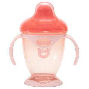 Tasse d'apprentissage à anses 180 ml rose 