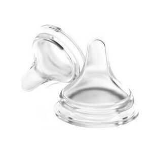 Tétine silicone NaturalWave débit Lent - 2 pièces 