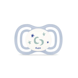 Lot de 2 sucettes en silicone anatomique extra fine jour et nuit 0-6M (modèle aléatoire) 