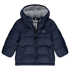 Doudoune à capuche doublée micrpolaire 