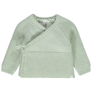 Gilet en tricot effet cache-coeur pour bébé prématuré 