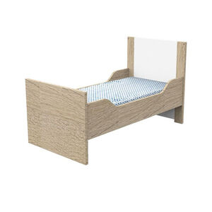Lit transformable Little Big Bed 70x140 cm Antonin - Bois/Blanc 