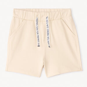 Bermuda en molleton uni pour bébé garçon 