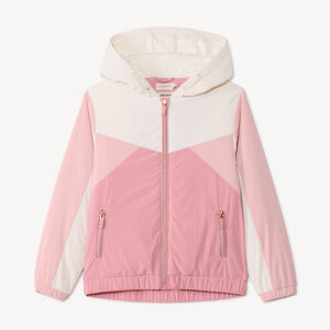 Coupe-vent doublé effet color block pour fille 