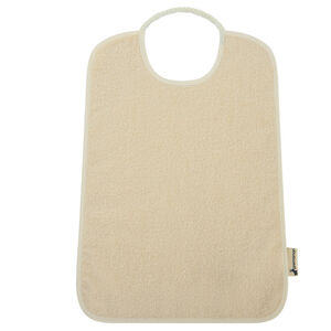 Lot de 3 bavoirs éponge à encolure élastiquée jaune 