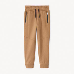 Jogging molleton uni à poches zippées pour garçon 