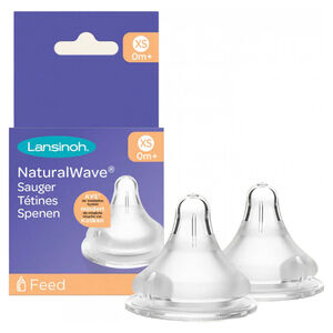 Tétine NaturalWave – 2 PCS – Débit lent XS 