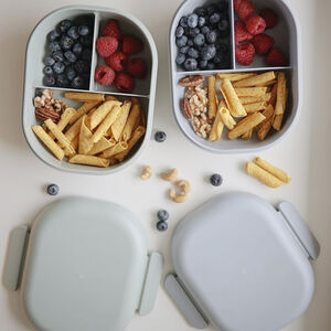 Lunchbox avec compartiments et couverts Blush 