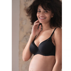 Soutien-gorge d'allaitement moulé finition résille 