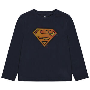 T-shirt manches longues print lenticulaire Superman Warner pour garçon Main T-shirt manches longues print lenticulaire Superman Warner pour garçon