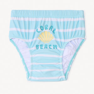 Couche-culotte de bain rayée pour bébé garçon 