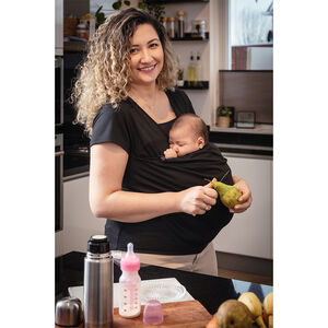 T-shirt Porte-bébé Femme Taille M Noir 