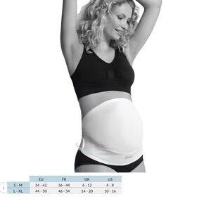 S/M - Ceinture de grossesse ajustable - Noir 