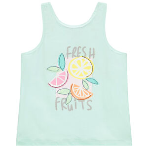 Débardeur à strass et dos croisé pour fille 