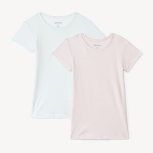 Lot de 2 maillots de corps manches courtes thermiques pour fille 