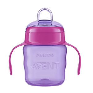 Tasse anti-fuites d'apprentissage +6m 200ml - Roze/Mauve  