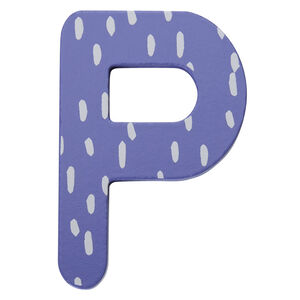 Lettre décorative en bois P 