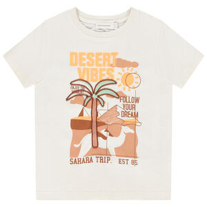 T-shirt manches courtes motif désert pour garçon 