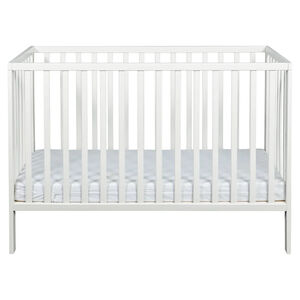 Lit Alva sommier réglable en hauteur 60/120 Blanc 