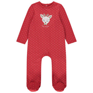 Dors-bien Cerf à pois pailletés pour bébé avec ouvertures différentes selon l'âge 