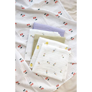 Langes Tétra 85x85cm Happy Fruits Lemon 3pcs 